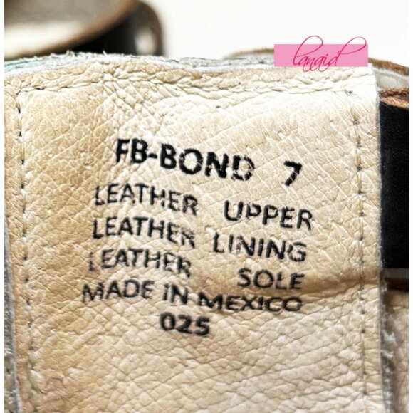 Freebird Steven Bond Stone Leather Distressed Strappy Edgy Buckles Ankle Chunky - Picture 16 of 16